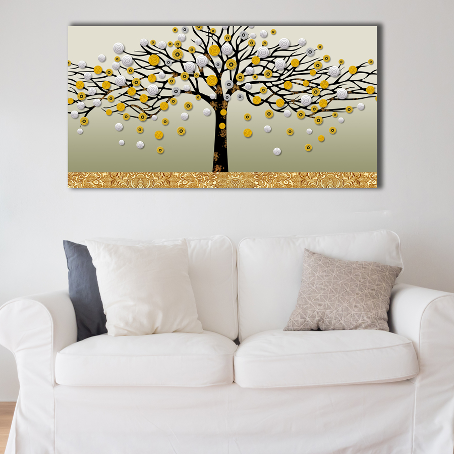 Tranh Canvas (50 x 100 cm) - Trang Trí Phòng Khách, Phòng Ngủ, Phòng Làm Việc Tặng Kèm Đinh Treo Tranh Chuyên Dụng - Khung Hình Phạm Gia PG17