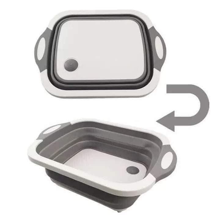 THỚT KÈM CHẬU GẤP GỌN ĐA NĂNG 2IN1