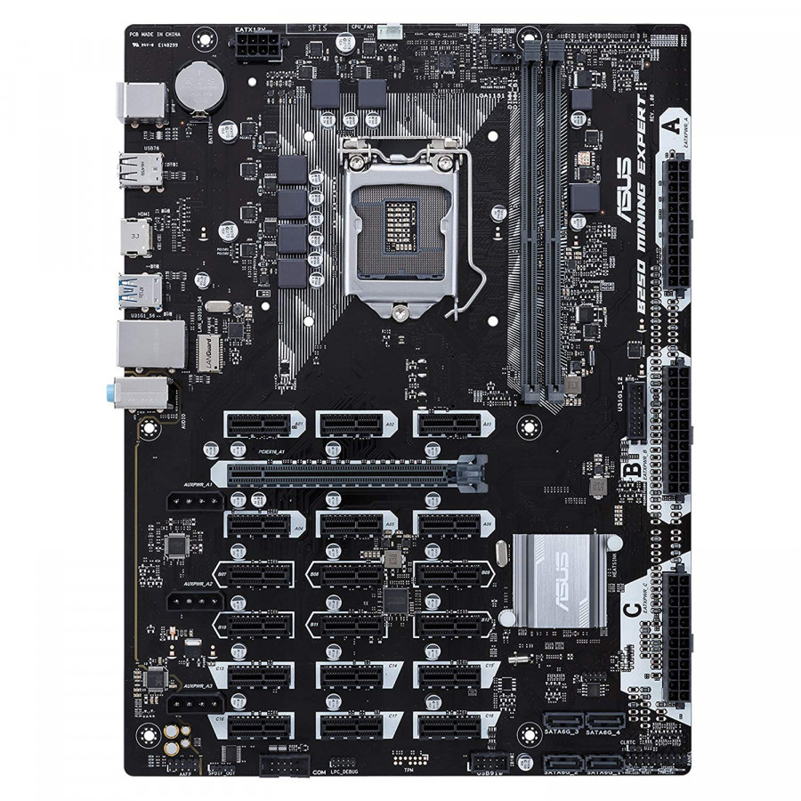 Bo Mạch Chủ Mainboard Asus B250 Mining Expert - Hàng Chính Hãng