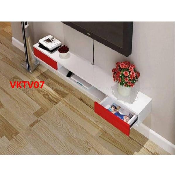 Kệ ti vi treo tường 2 ngăn kéo - Nội thất lắp ráp