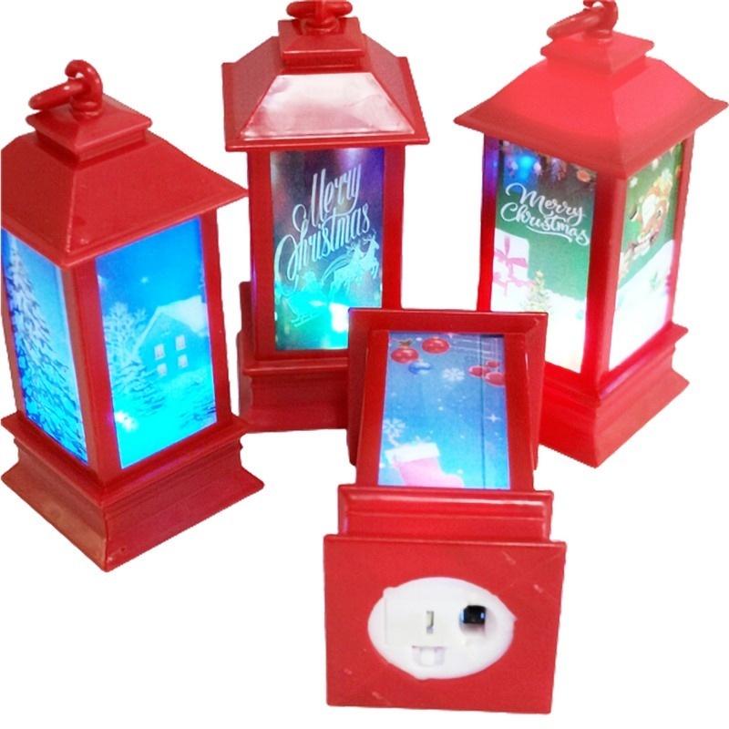 Đèn LED trang trí giáng sinh hình ông già Noel/người tuyết/tuần lộc