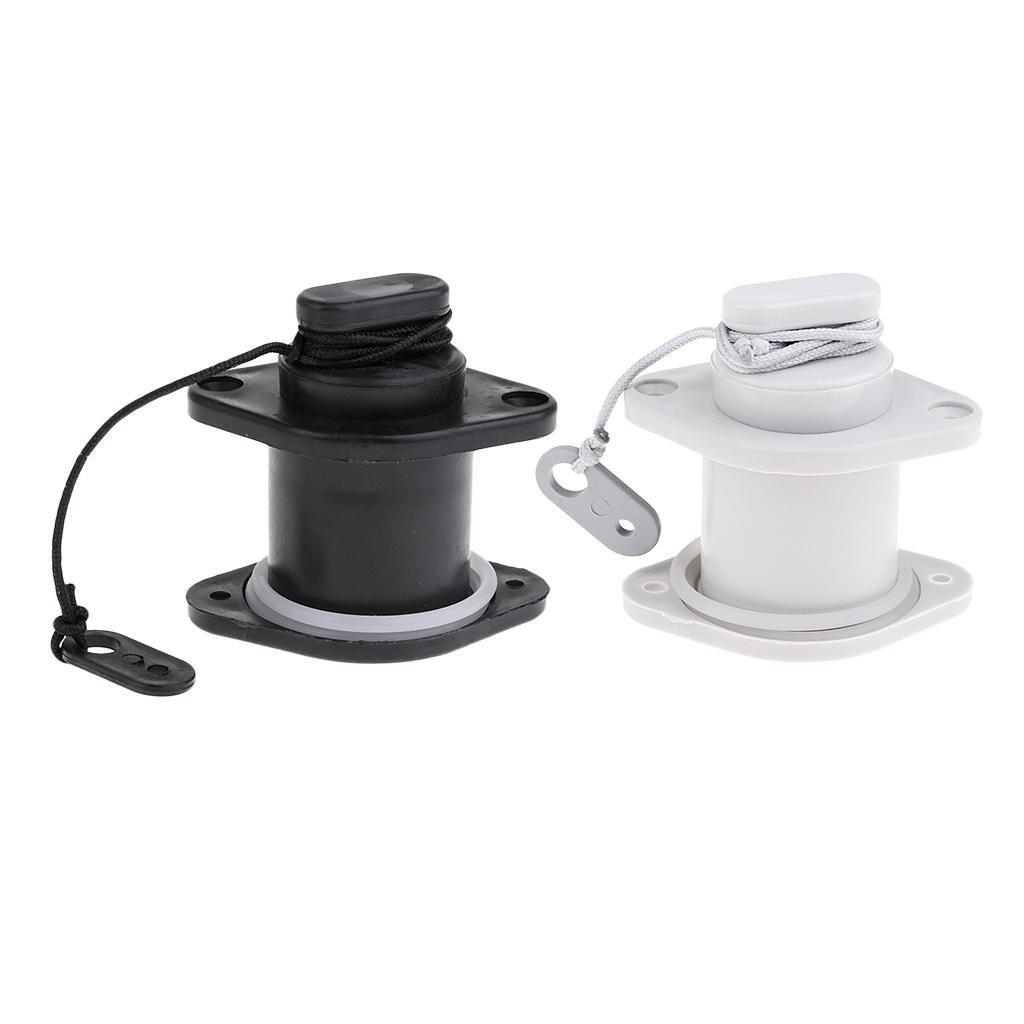2-6pack Universal PVC Scupper Drain  Cap for Kayak Inflatable Boat 36mm