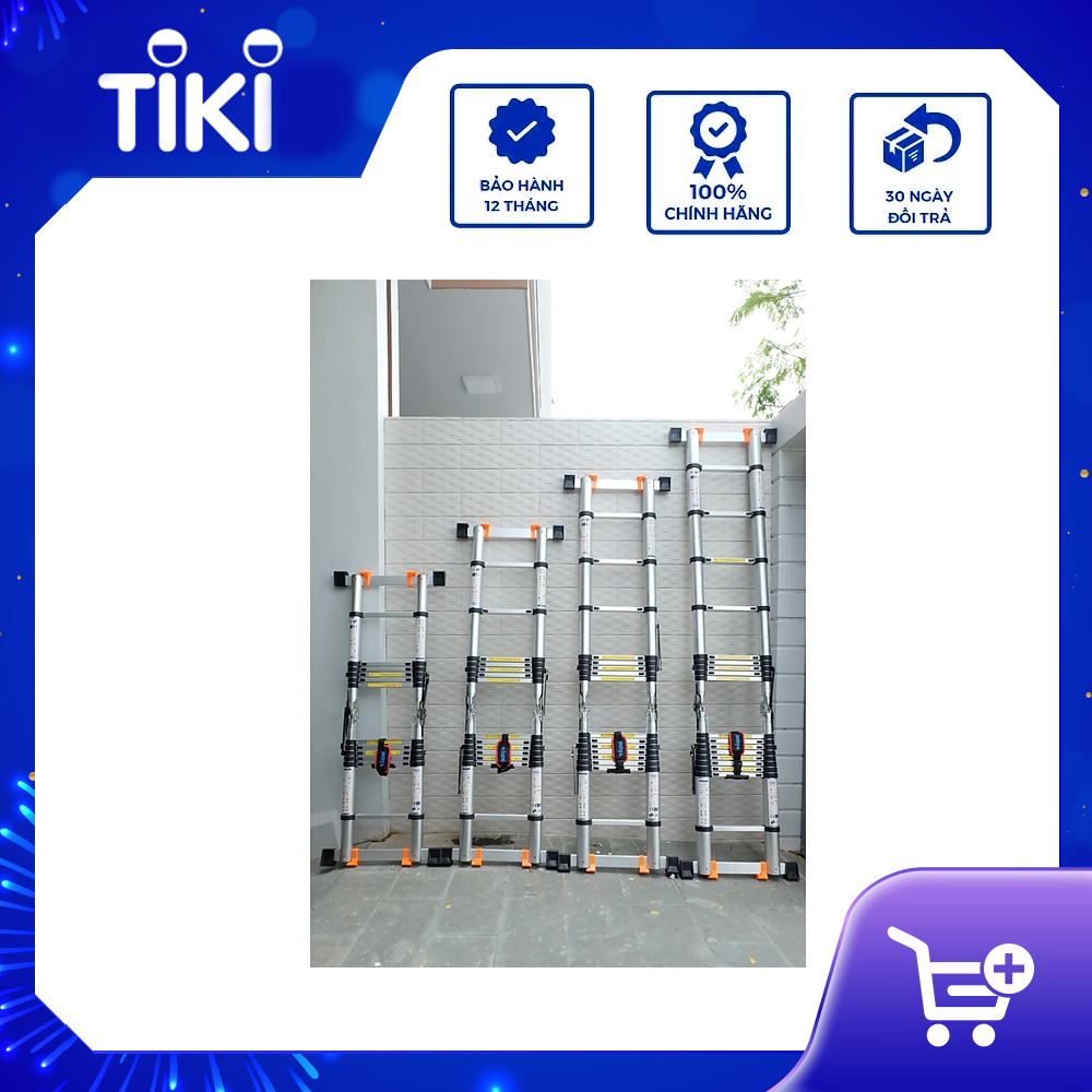 Thang Nhôm Rút Đôi Kagami KT-44AI - Hàng Nhập Khẩu Chính Hãng, Chắc Chắn, Bền Đẹp