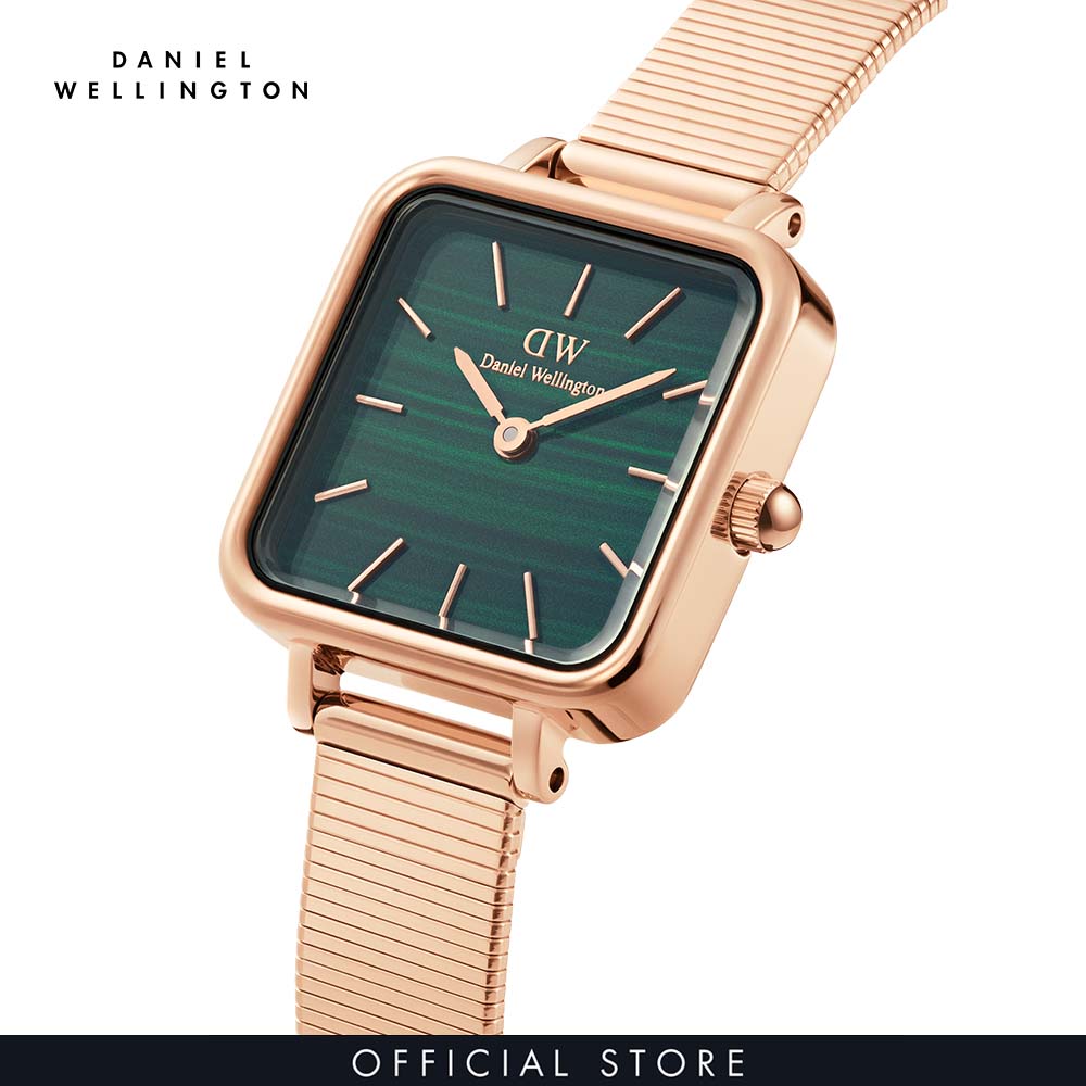 Đồng hồ Nữ Daniel Wellington dây lưới - Quadro Studio 22x22 mm DW00100520