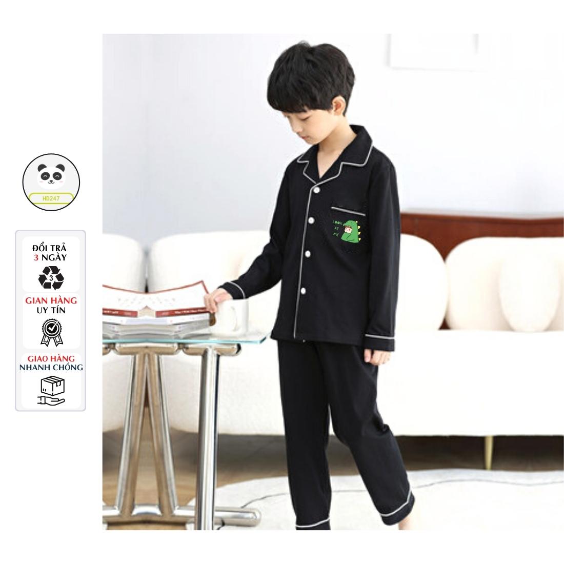 Sét đồ cho bé gái pijama mặc nhà size đại so kute in hình mèo dễ thương 0311