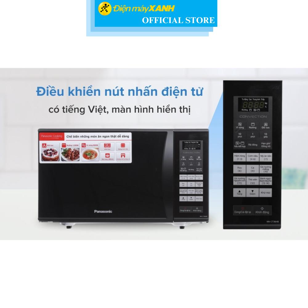 Lò vi sóng có nướng Panasonic NN-CT36HBYUE 23 lít - Hàng Chính Hãng