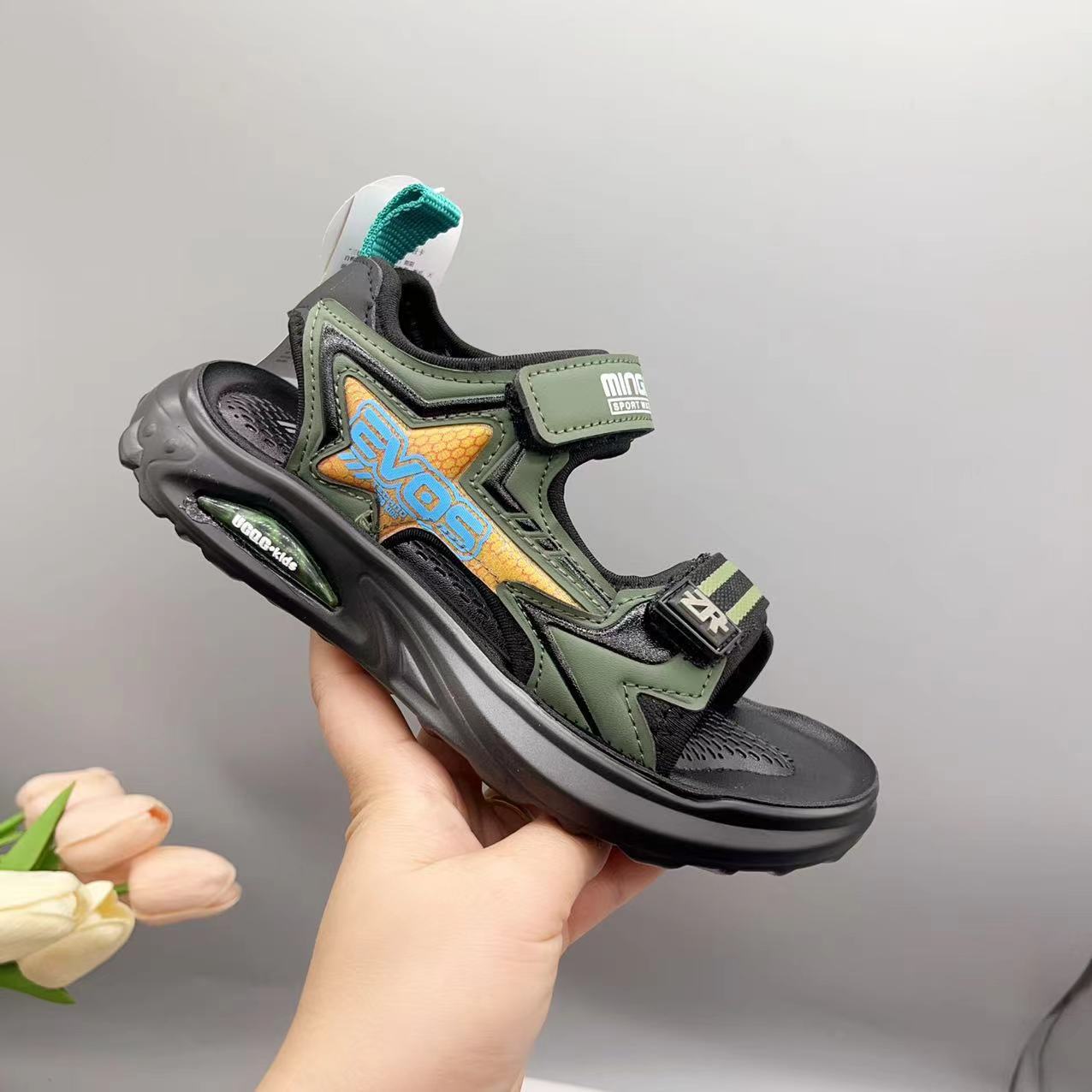 Giày Sandal quai hậu cho bé, giày thể thao siêu nhẹ, êm nhẹ chống trơn  – GSD9137