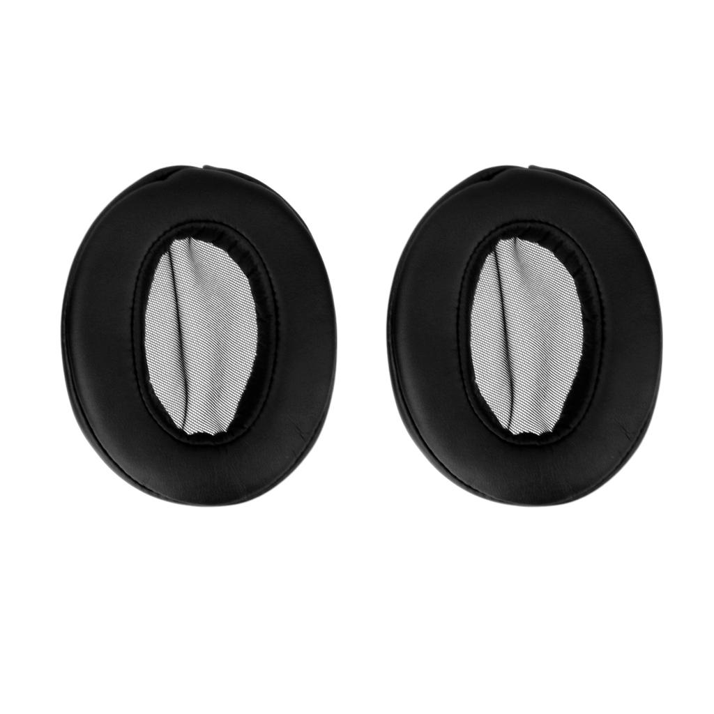 Replacement Ear Cushion Pads Earpads for MDR-1A Headphone Black