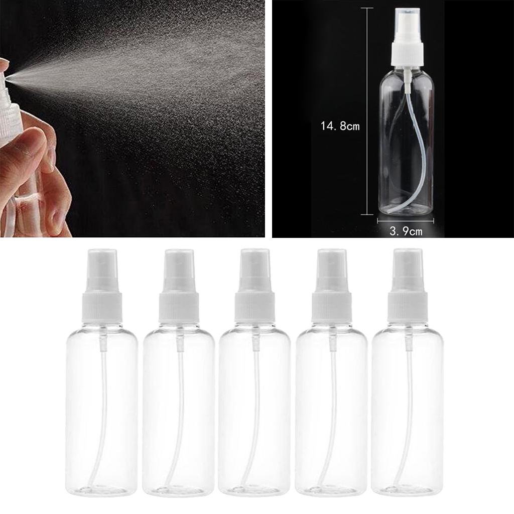 10x 100ML Portable Mini Spray Fine Mist Sprayer Perfumes Bottle Reusable