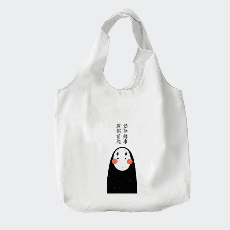 Túi tote vải canvas unisex in hình Chung vô diệm cute cá tính