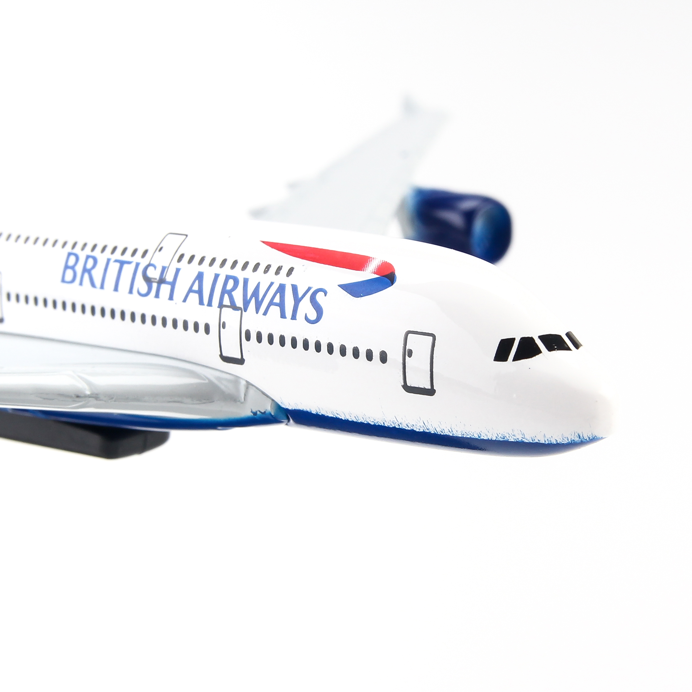 Mô hình máy bay British Airways Airbus A380 16cm MBMHS16