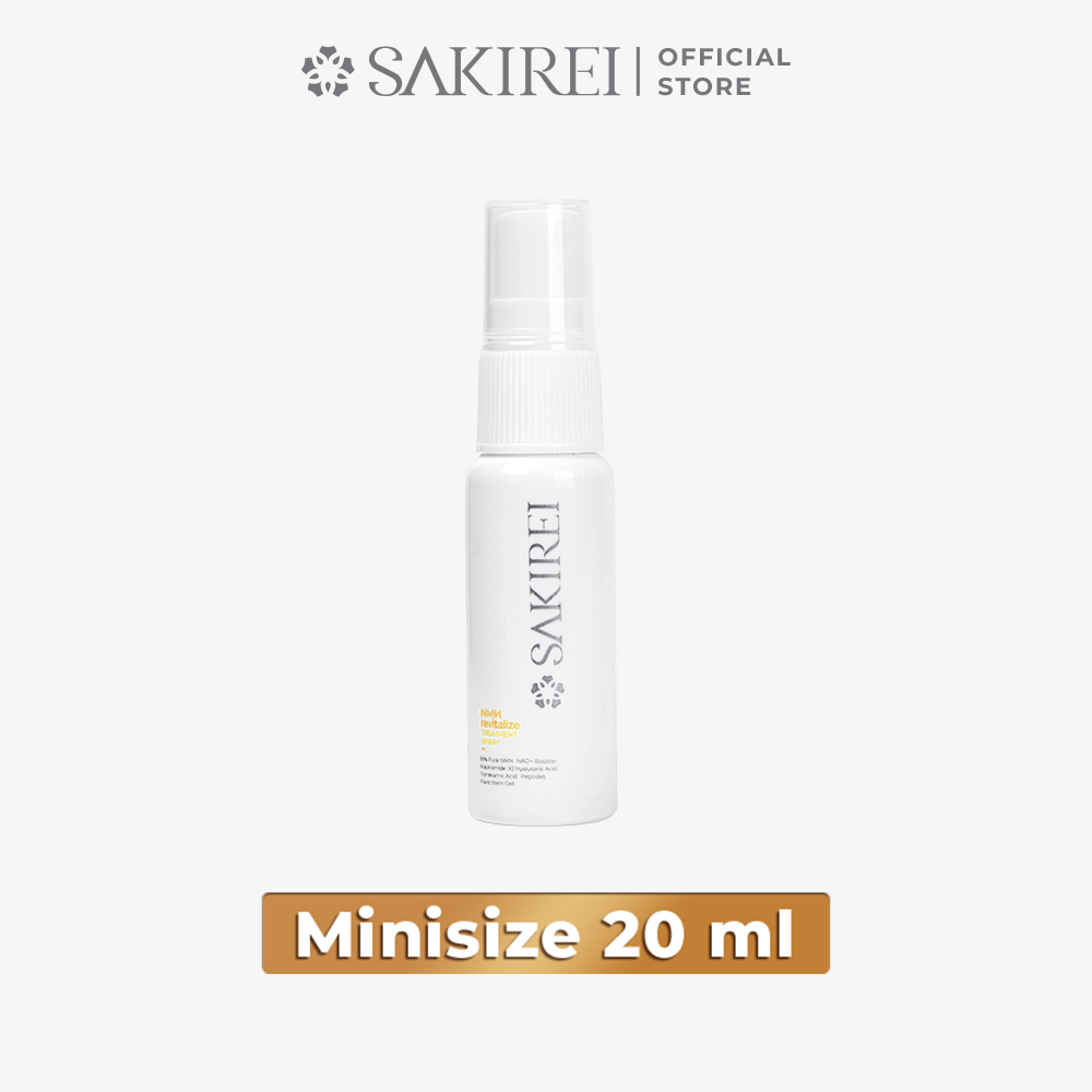 Xịt NMN &amp; HA chống lão hóa, cấp ẩm, phục hồi tế bào da Sakirei NMN Revitalize Treatment Spray 20ml