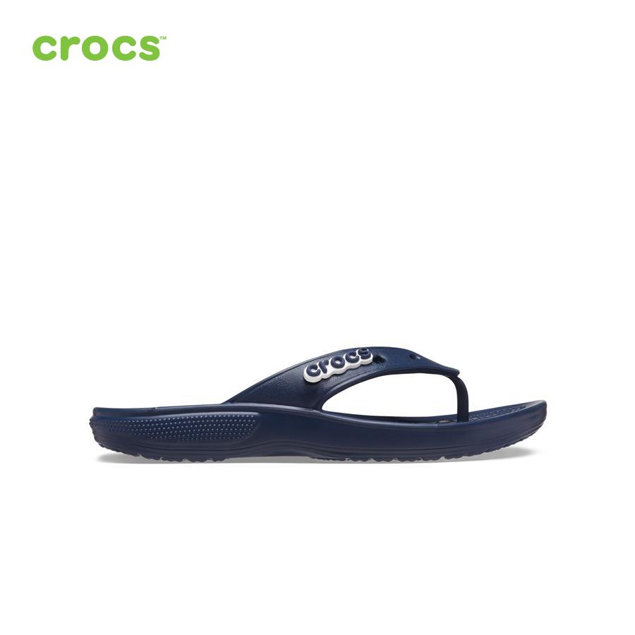 Dép xỏ ngón unisex Crocs FW Classic Flip U Navy - 207713-410