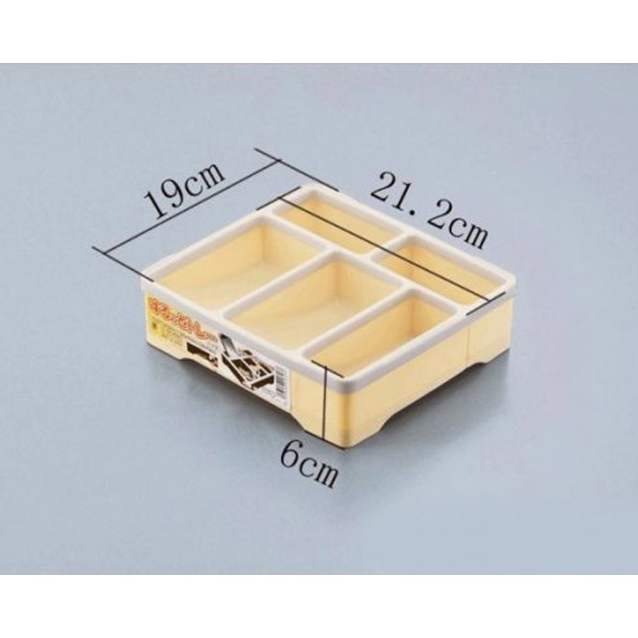 Bộ 2 khay nhựa đựng đồ đa năng - Hàng nội Địa Nhật