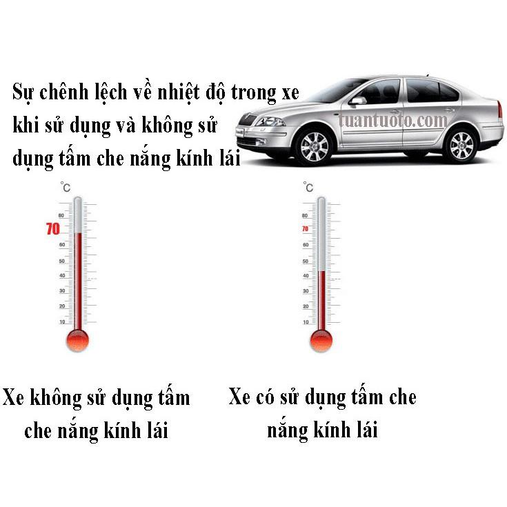 Tấm xốp che nắng bên trong kính lái ô tô
