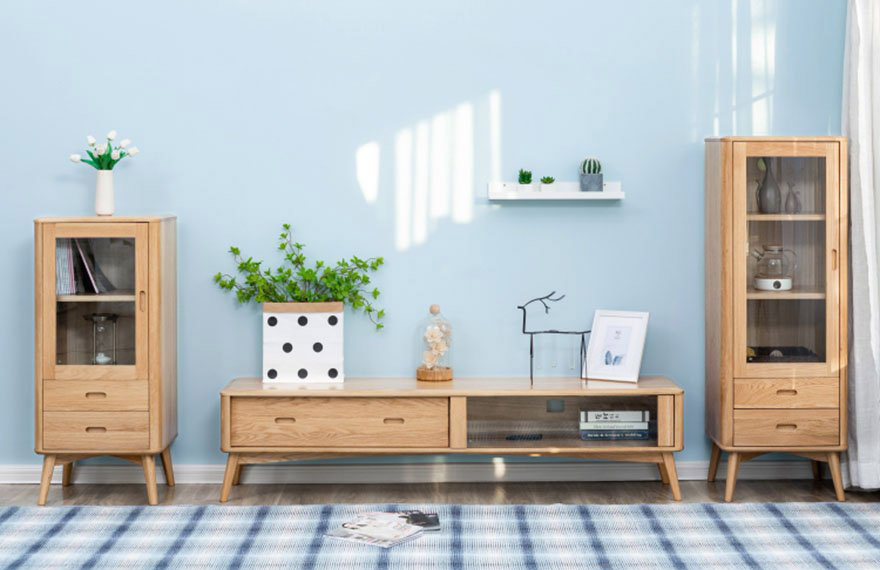 Kệ tivi phòng khách thiết kế hiện đại