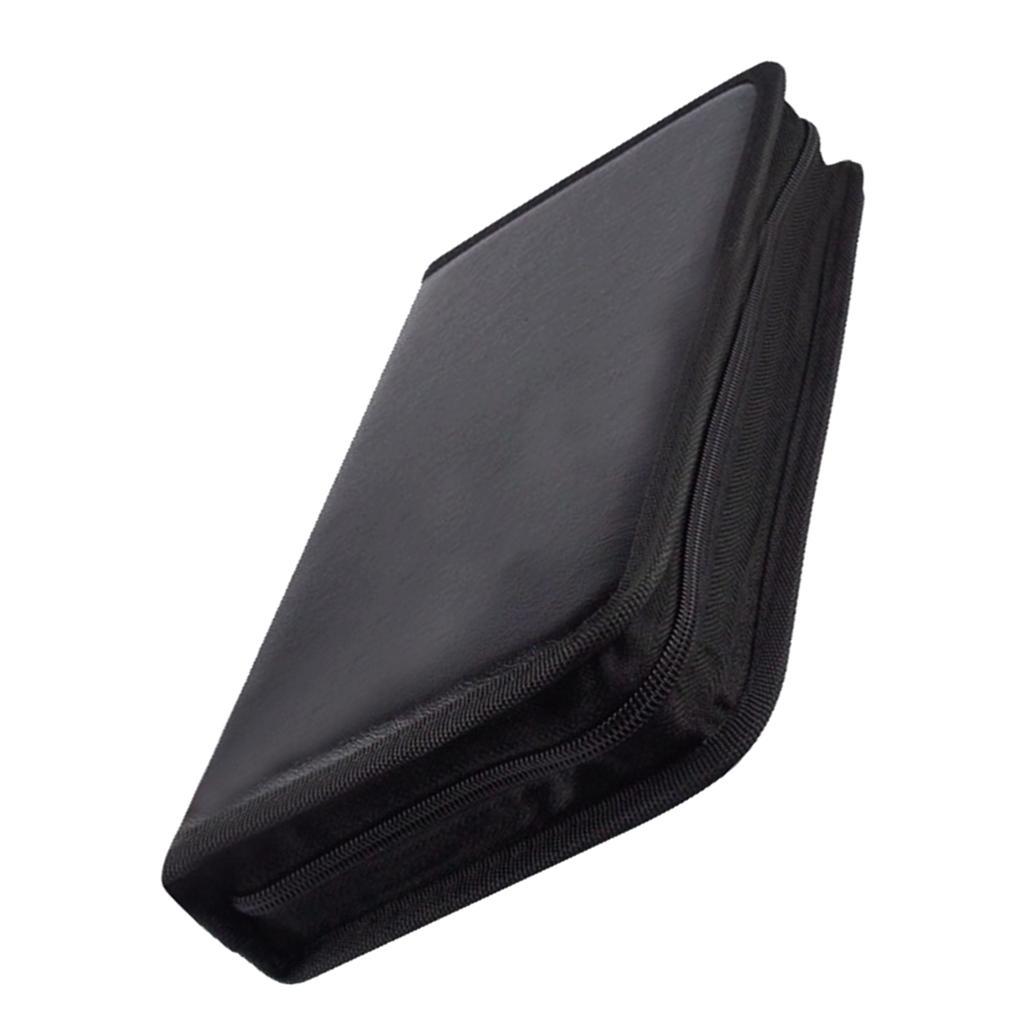 80/250 Disc Heavy Duty CD DVD Storage Bag Case PU Leather Disks DVD Holder