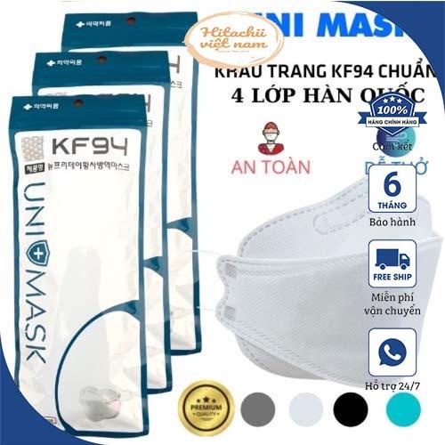 Khẩu trang y tế 4D KF94 kháng khuẩn chống bụi siêu mịn (300 cái 1 thùng), Khẩu Trang Y tế an toàn đạt tiêu chuẩn ôm sát