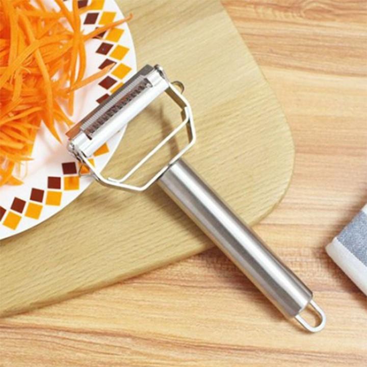 Dao bào inox đa năng 2 lưỡi - double Peeler 18 x 8.2cm