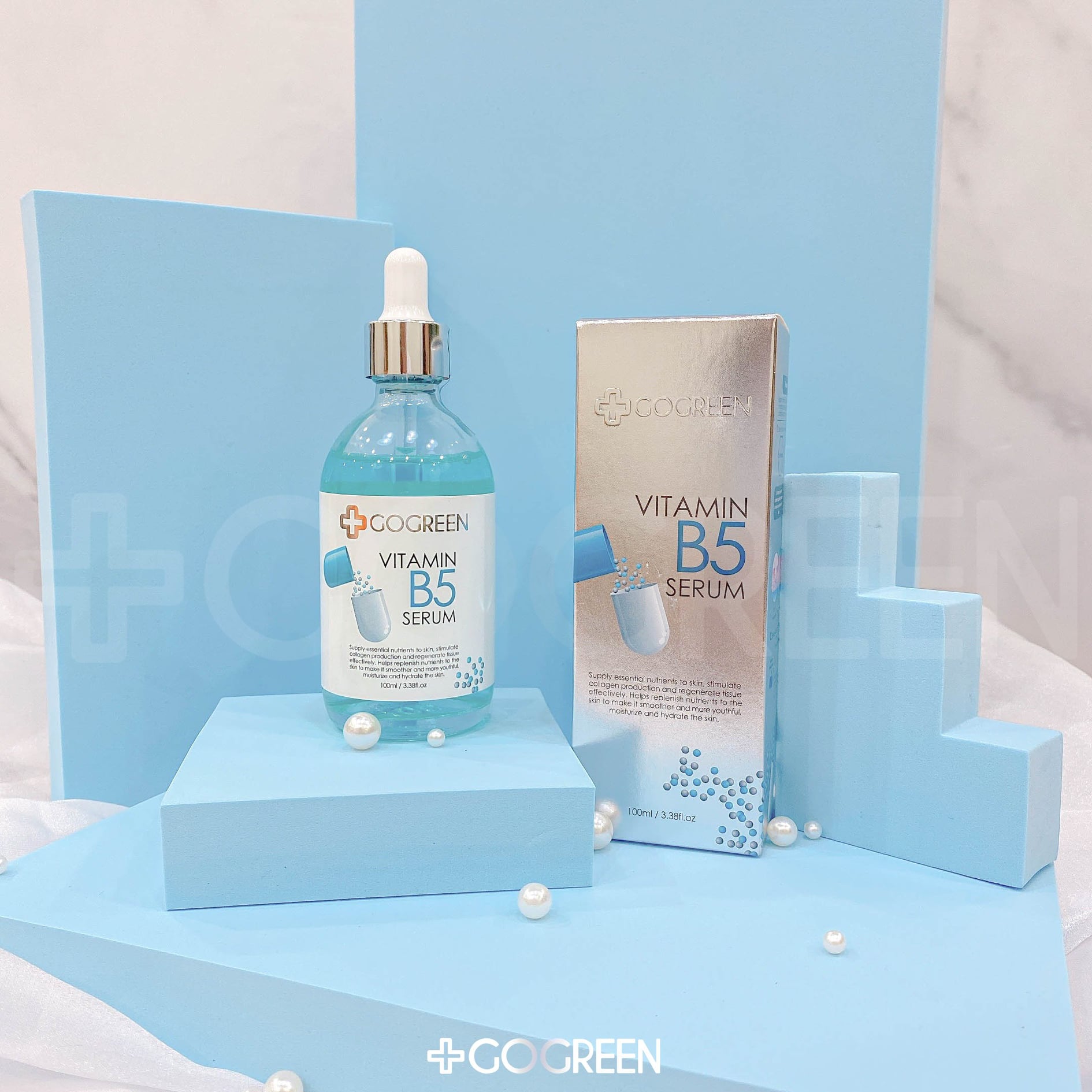 Serum phục hồi da cao cấp GoGreen SERUM VITAMIN B5 100ml