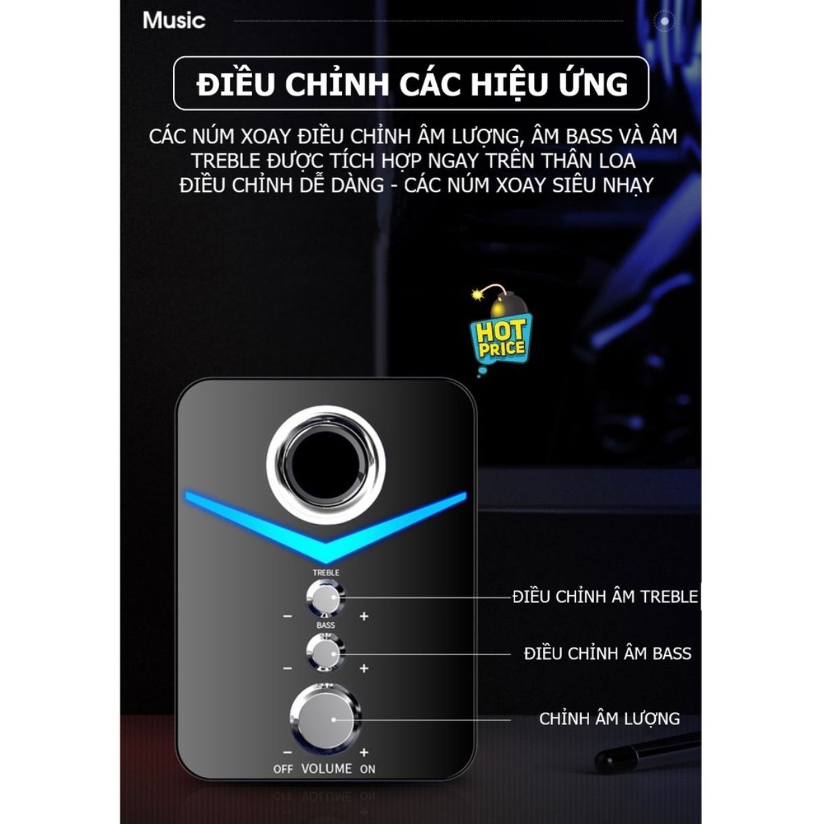 Loa Máy Tính Bluetooth- Loa Vi Tính Để Bàn Sothing D-221 Bass Cực Đã, Có Led, Thiết Kế Nhỏ Gọn- Hàng Chính Hãng