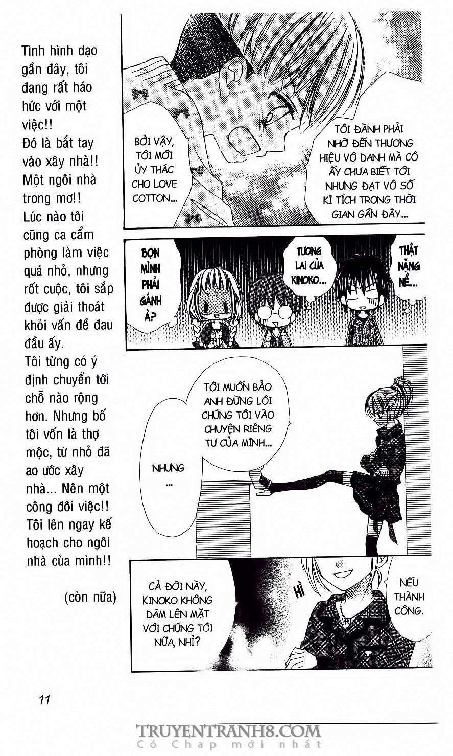 tiệm thời trang, love cotton chapter 19 8
