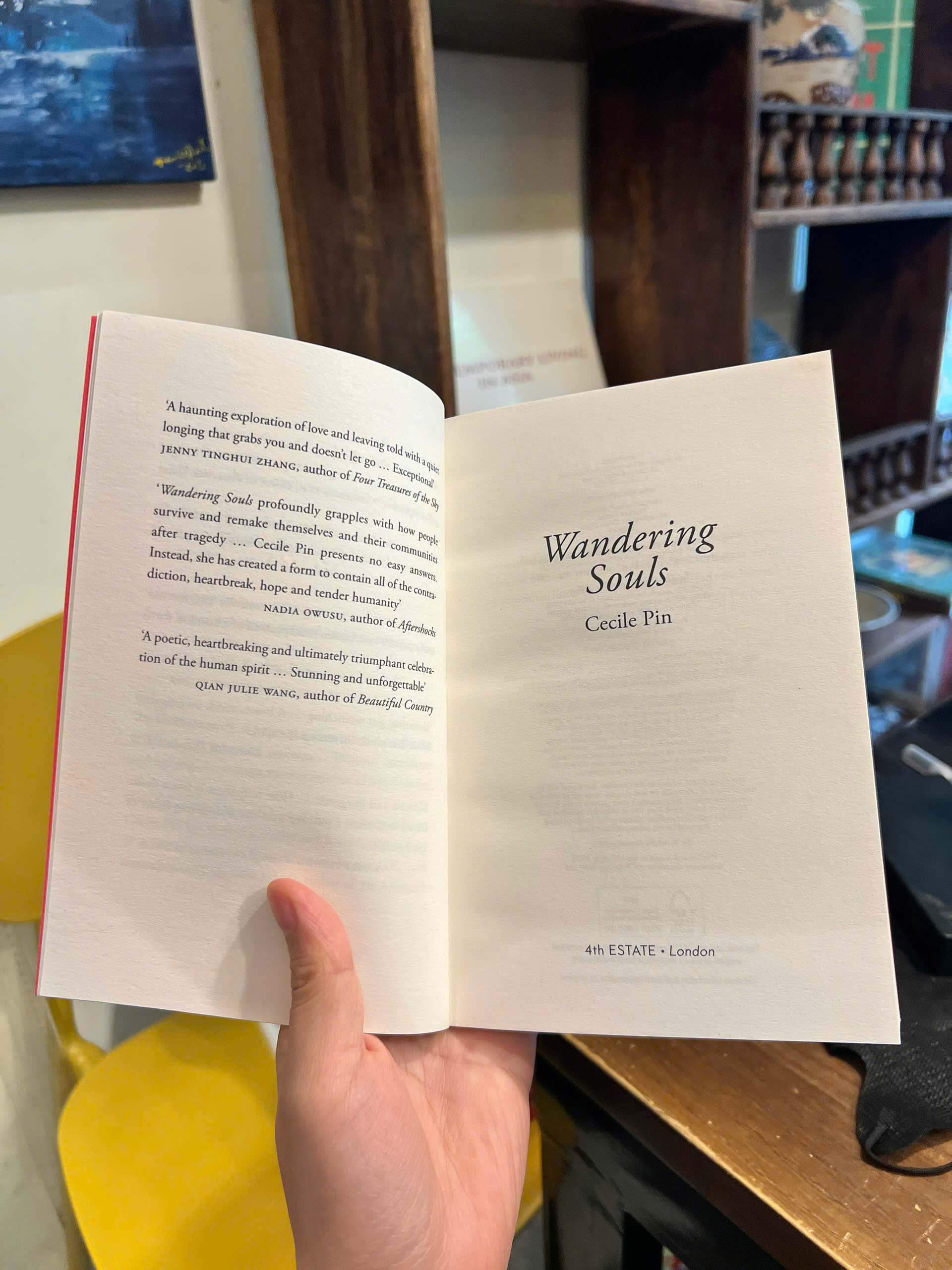 Sách - Wandering Souls by Cecile Pin | Historical Fiction/ Tiểu thuyết Lịch sử/ Ngoại văn Nhập khẩu