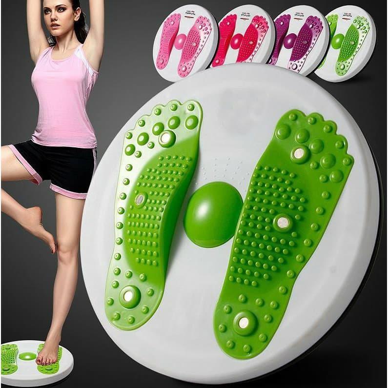 Đĩa Xoay Eo Massage Chân - Bàn Xoay, Dụng Cụ Tập Eo Cao Cấp Giúp Giảm Eo Thon Gọn