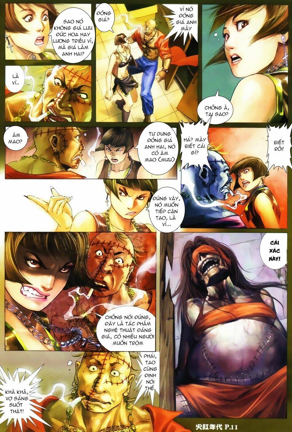 hỏa hồng niên đại hắc cốt đường chapter 31 10