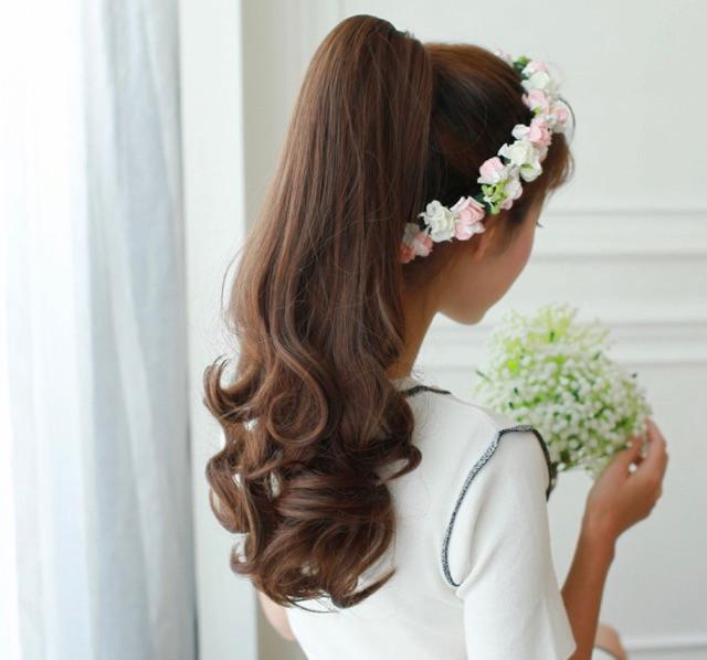 Ngoạm xoăn dài 60-65cm dày dặn chất tơ cao cấp