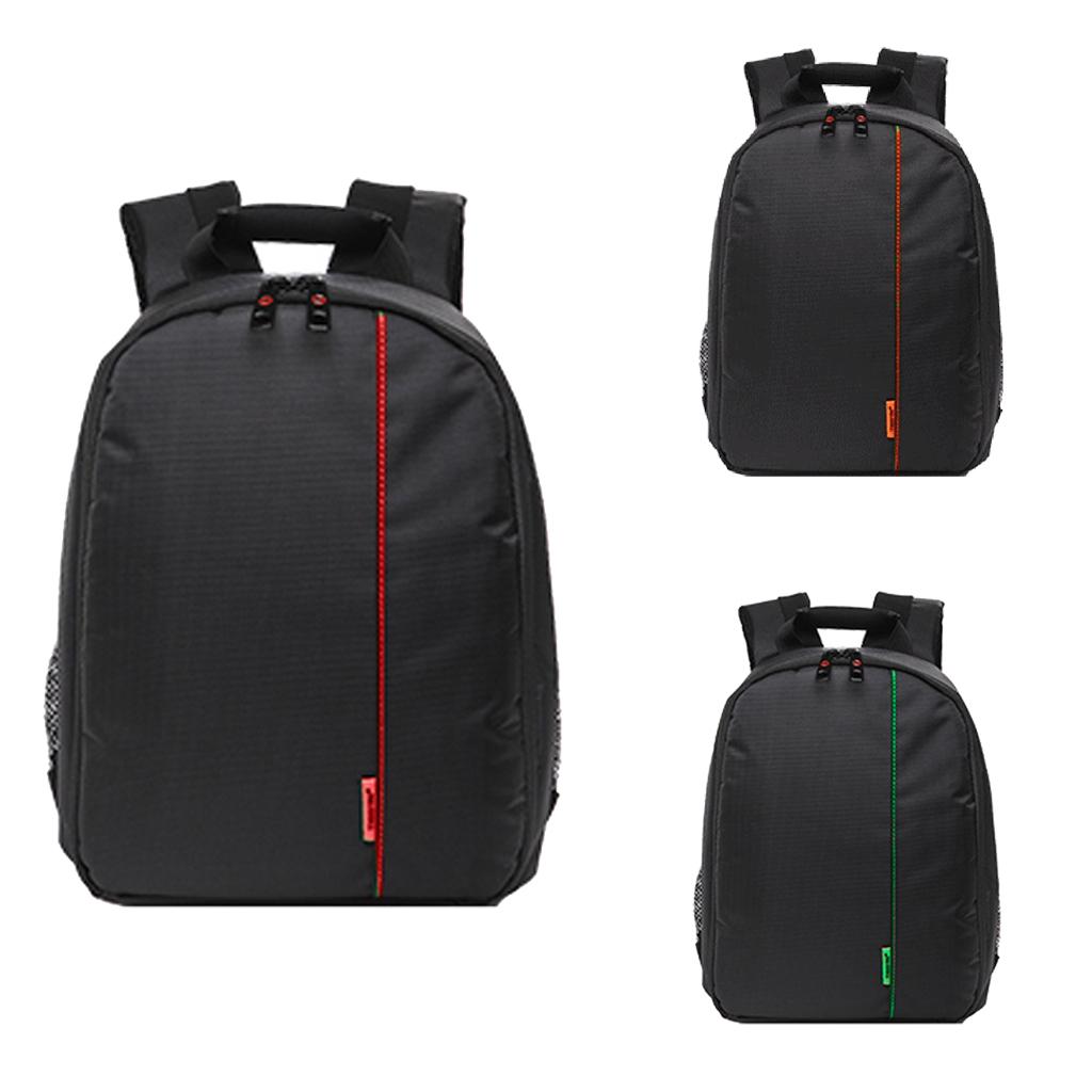 Multifunctional Camera Backpack Bag Orange for Sony Canon Nikon DSLR SLR