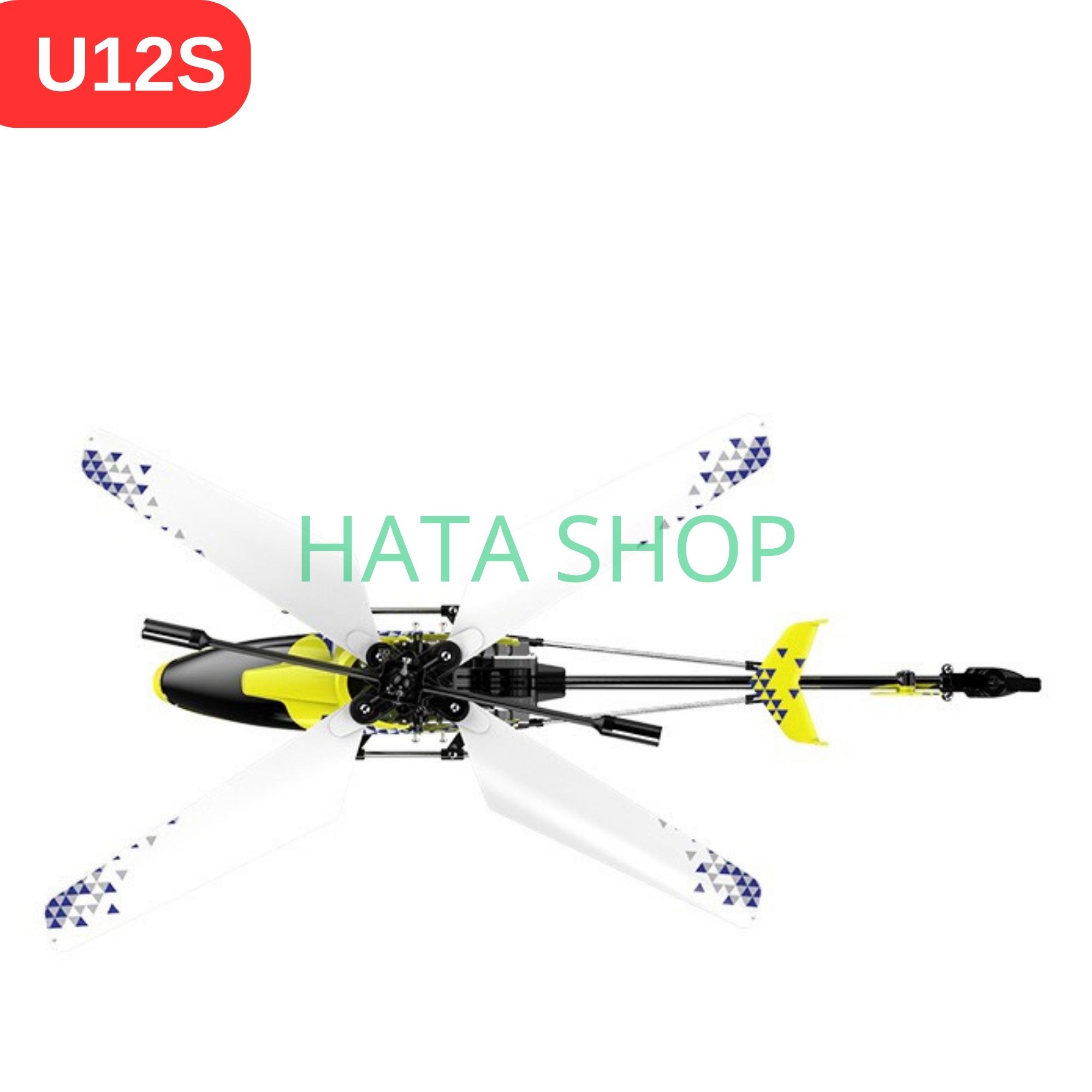 Máy Bay Trực Thăng U12S Helicopter Có Wifi Camera Chụp Ảnh/Video Bản 2 Pin Sạc Điều Khiển Từ Xa, mô hình máy bay trực thăng trên không