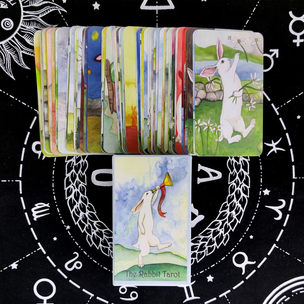 Bài The Rabbit Tarot 78 Lá Tặng Đá Thanh Tẩy