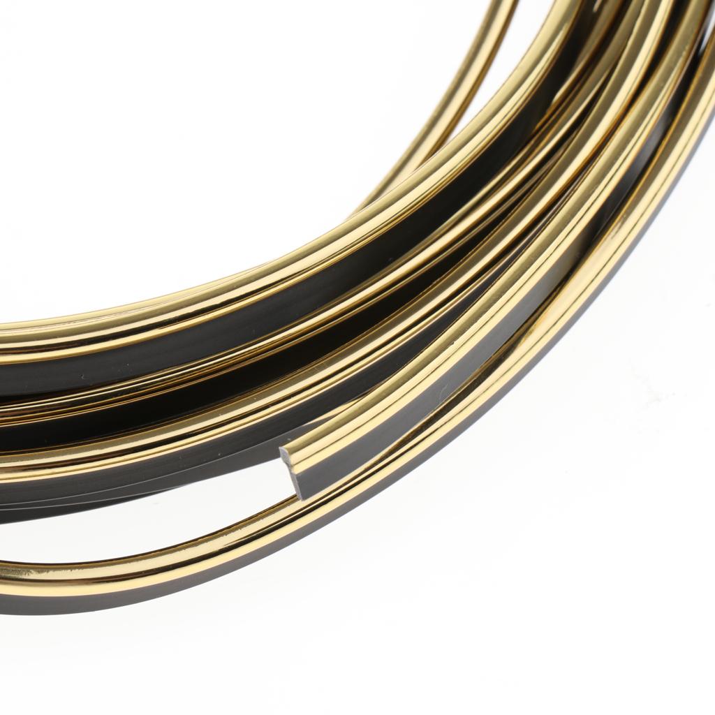 5 Meters Car Interior Air Outlet Dashboard Decoration 3D Strip DIY Automobile Motor Exterior Decoration Moulding Trim Strip Line Sticker Insert Type