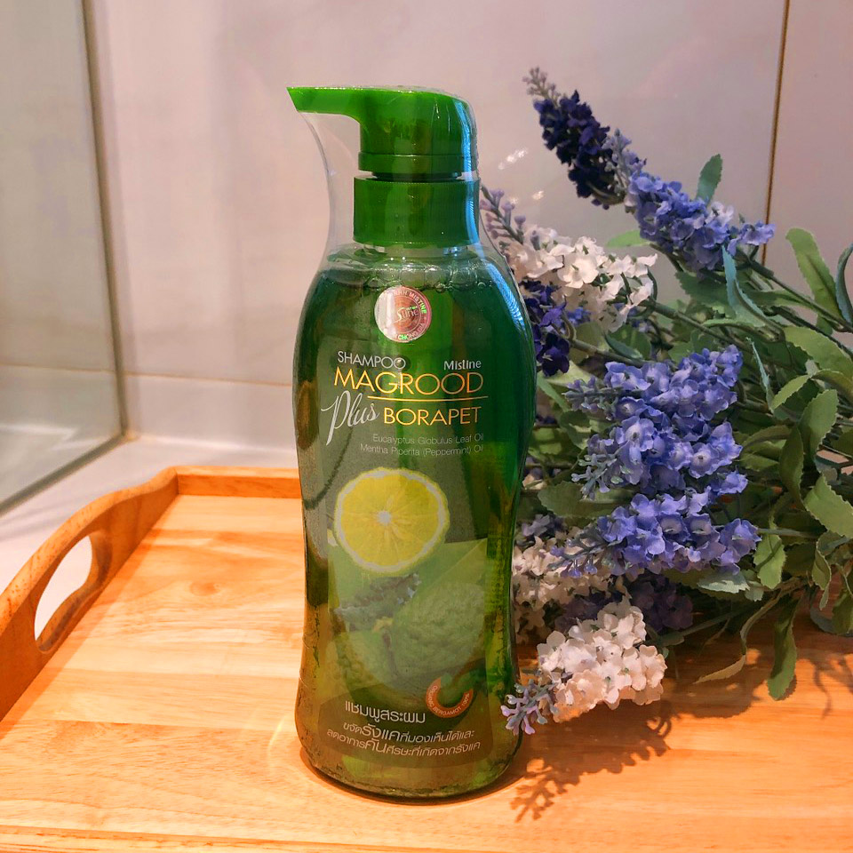 DẦU GỘI NGĂN NGỪA GÀU VÀ NGỨA DA ĐẦU MISTINE MAGROOD PLUS BORAPET SHAMPOO