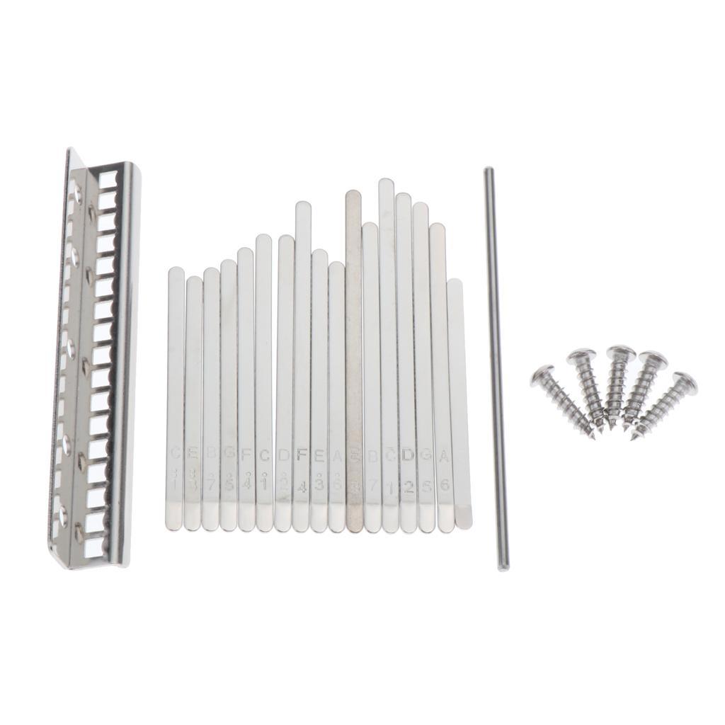 Kalimba 17 Key DIY Thumb Piano Keys Replacement Parts