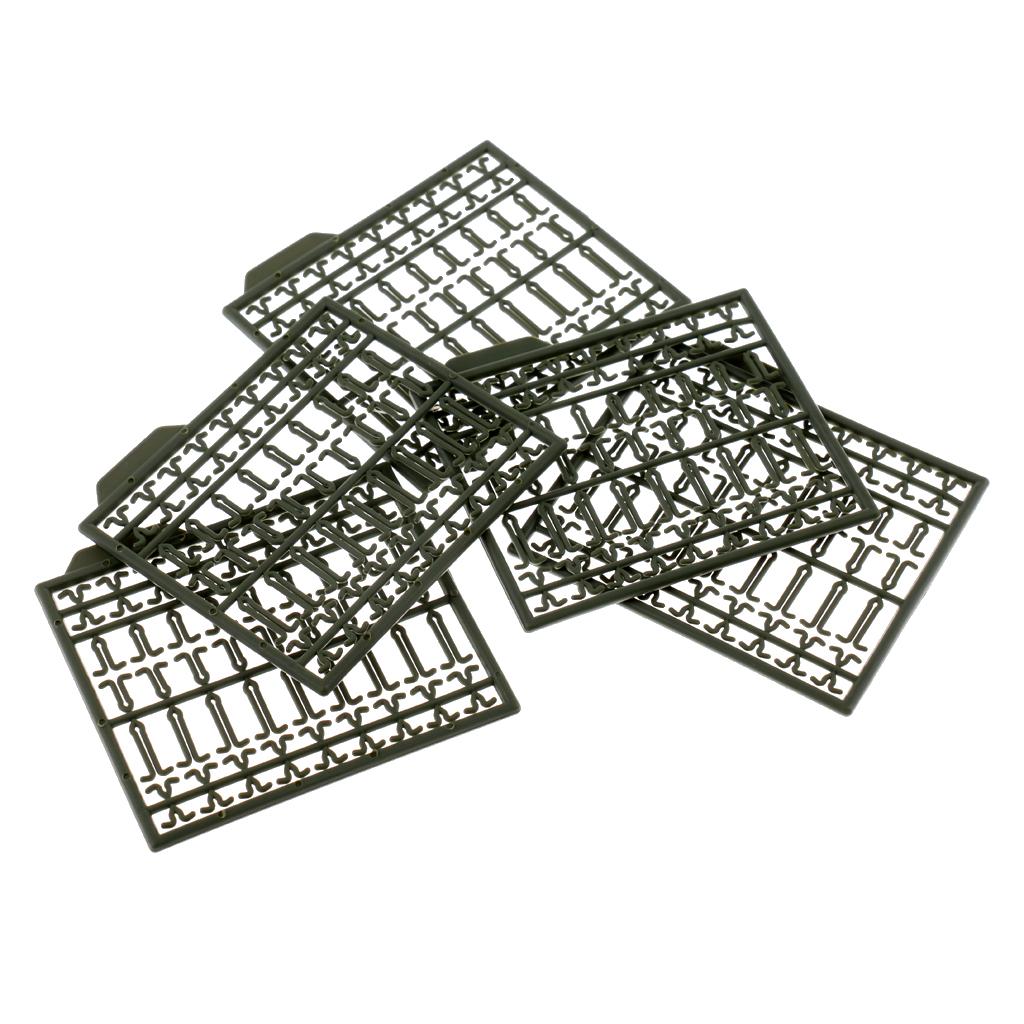 5pcs Boilie Stopper Lure Stops Hair Rig Extender Fishing Accessories Green