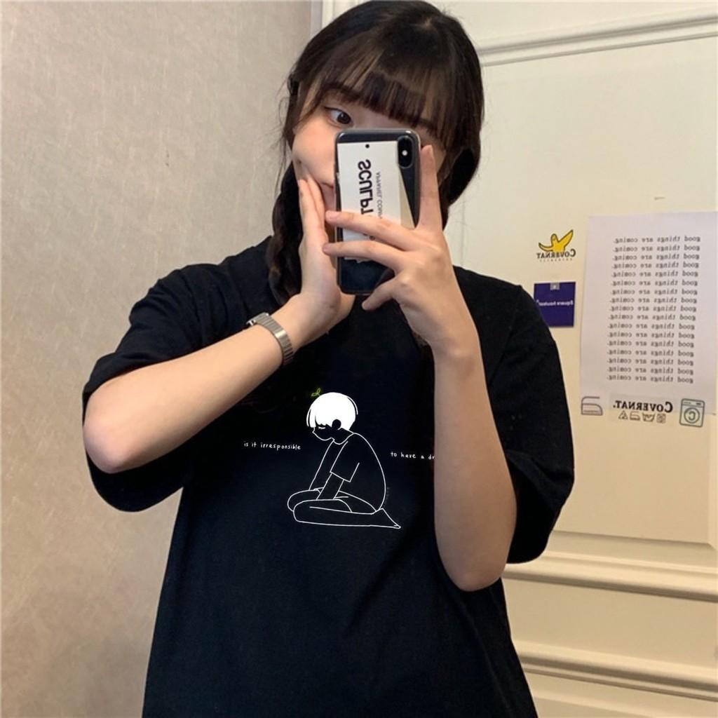 Áo thun tay lỡ Irresponsible  phông Unisex nam nữ tee oversize form rộng pull Ulzzang Streetwear Hàn Quốc vải mềm