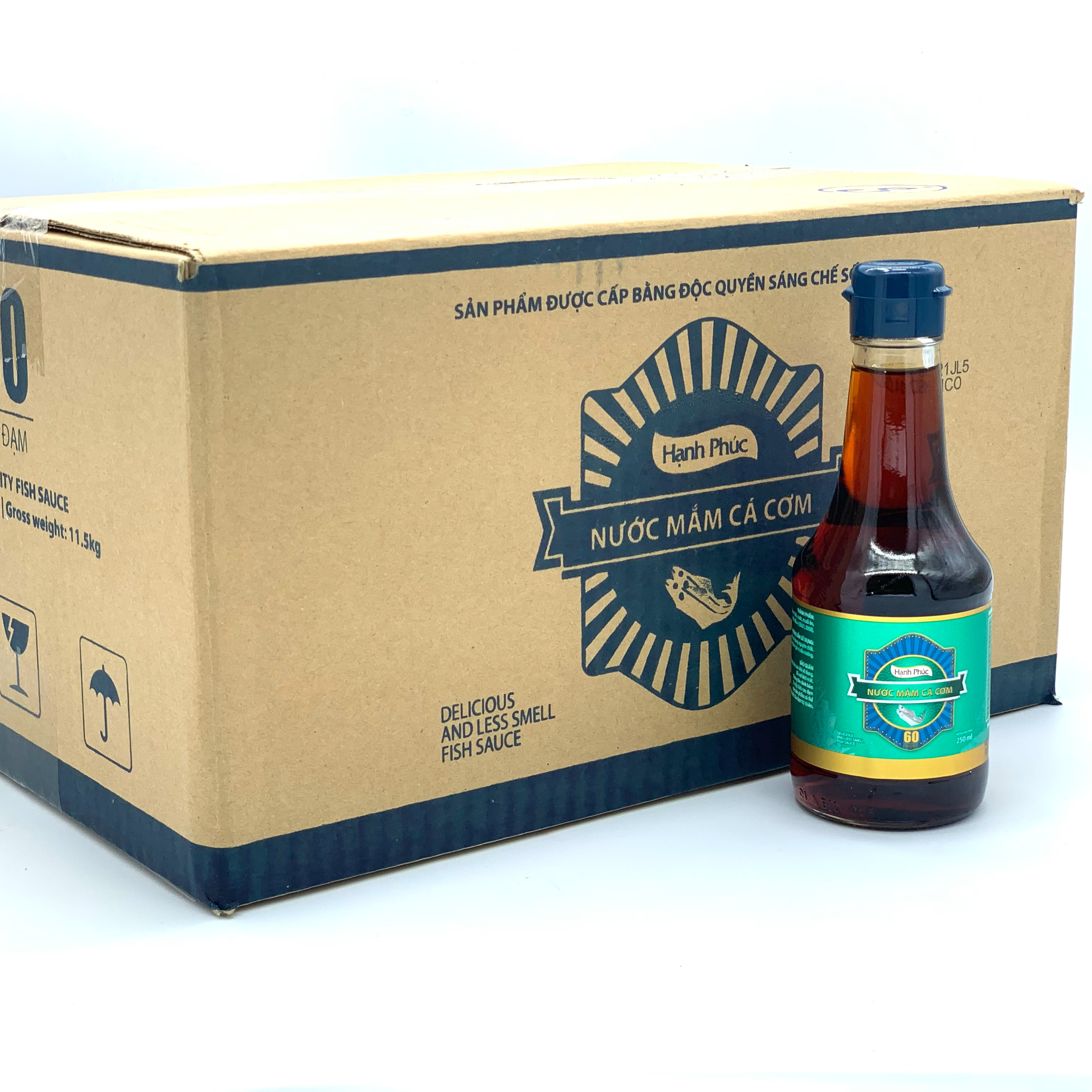 Combo 4 Chai Nước mắm Hạnh Phúc Chai 250ml