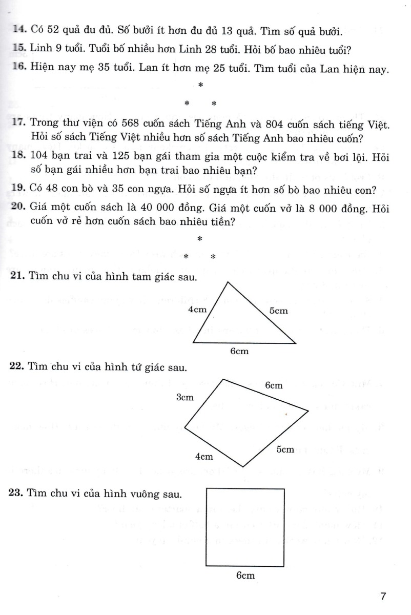 Toán Đố Lớp 4 - Word Problems Primary Maths 4 (Dùng Chung Cho Các Bộ SGK Hiện Hành) _HA