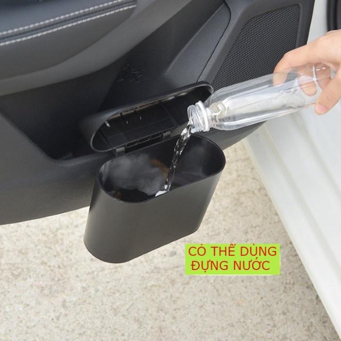 Thùng rác mini, Thùng đựng rác ô tô, Thùng đựng rác mini trên ô tô gắn cửa xe, sau ghế xe hơi tiện dụng