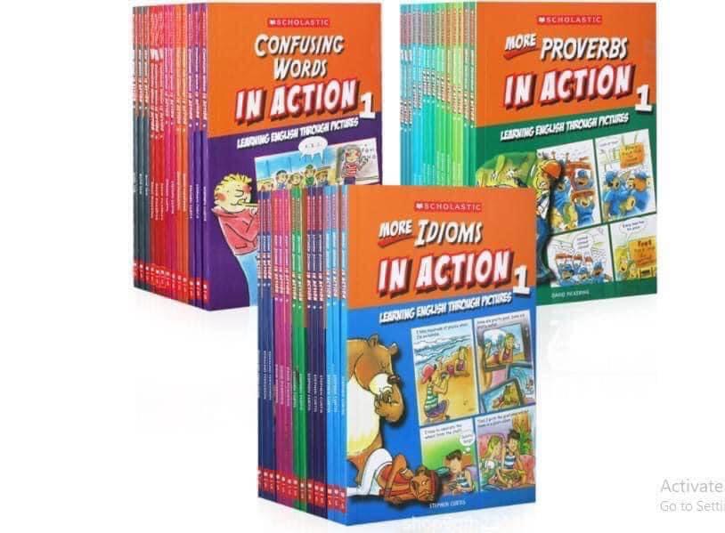SCHOLASTIC IN ACTION LEANING ENGLISH THROUGH PICTURES-42Q