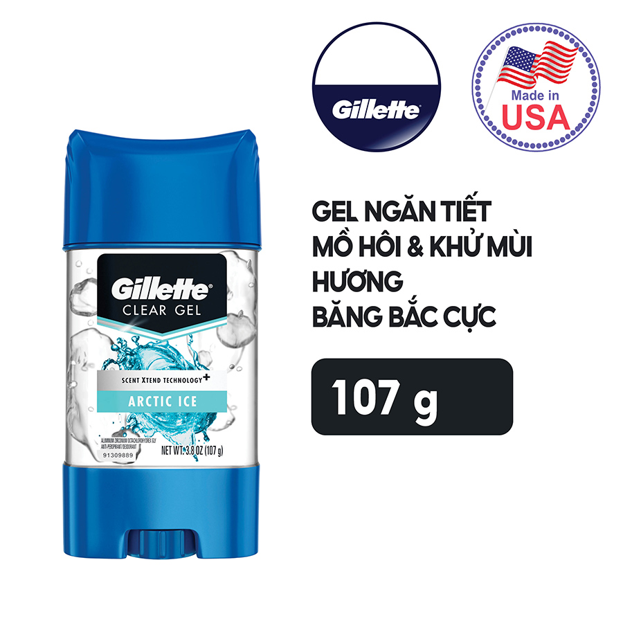 Gel khử mùi Gillette 107g (Nhập khẩu Mỹ)