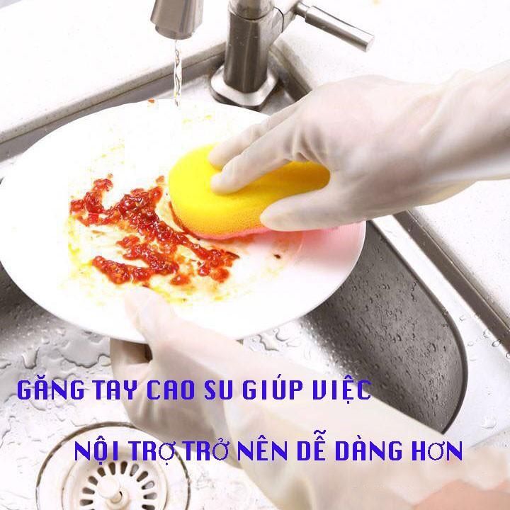 Gang tay cao su rửa bát siêu dai siêu bền