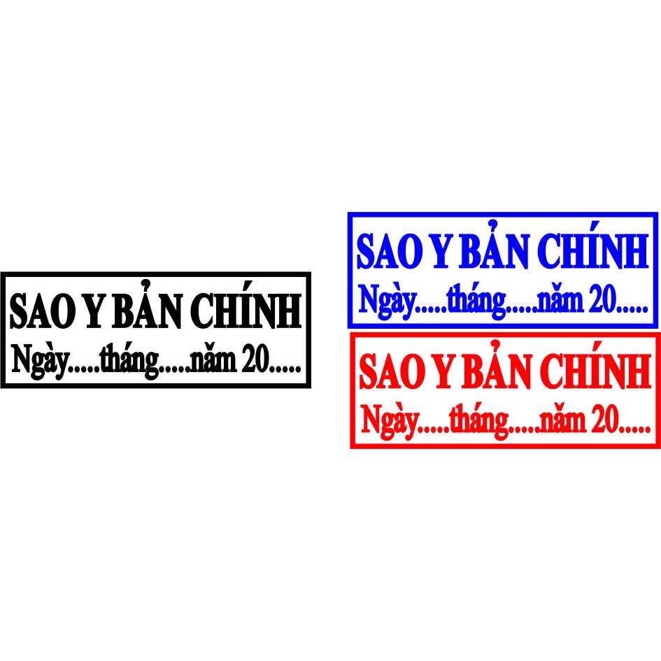 Dấu liền mực Sao y bản chính có ngày tháng năm