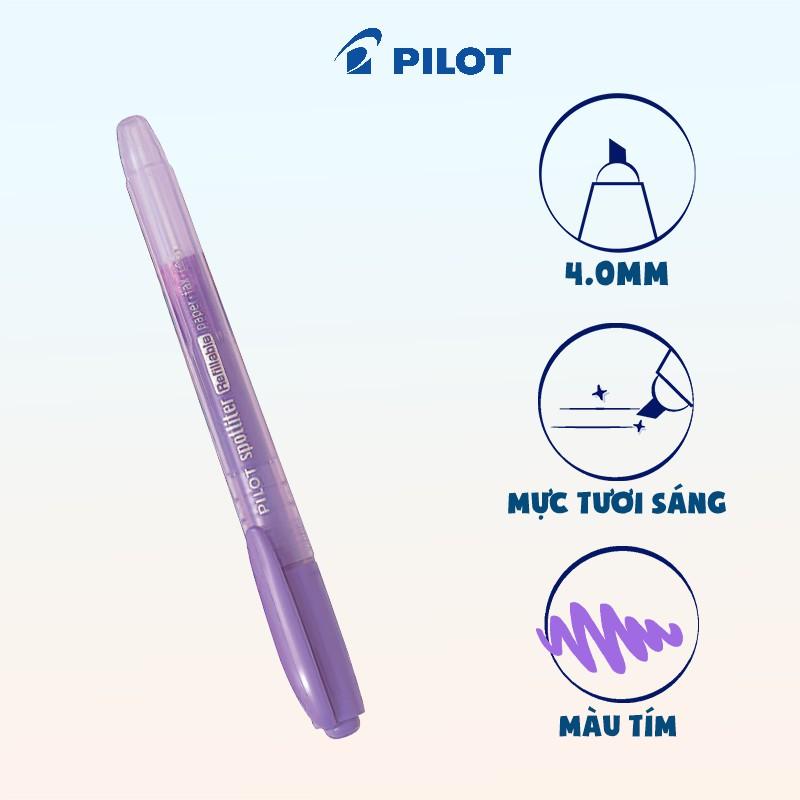 Bút dạ quang Pilot Spotliter Refillable - Tím