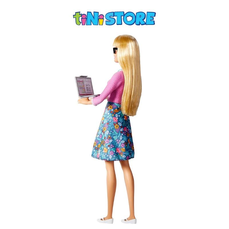 Bộ đồ chơi búp bê giáo viên tóc vàng Barbie