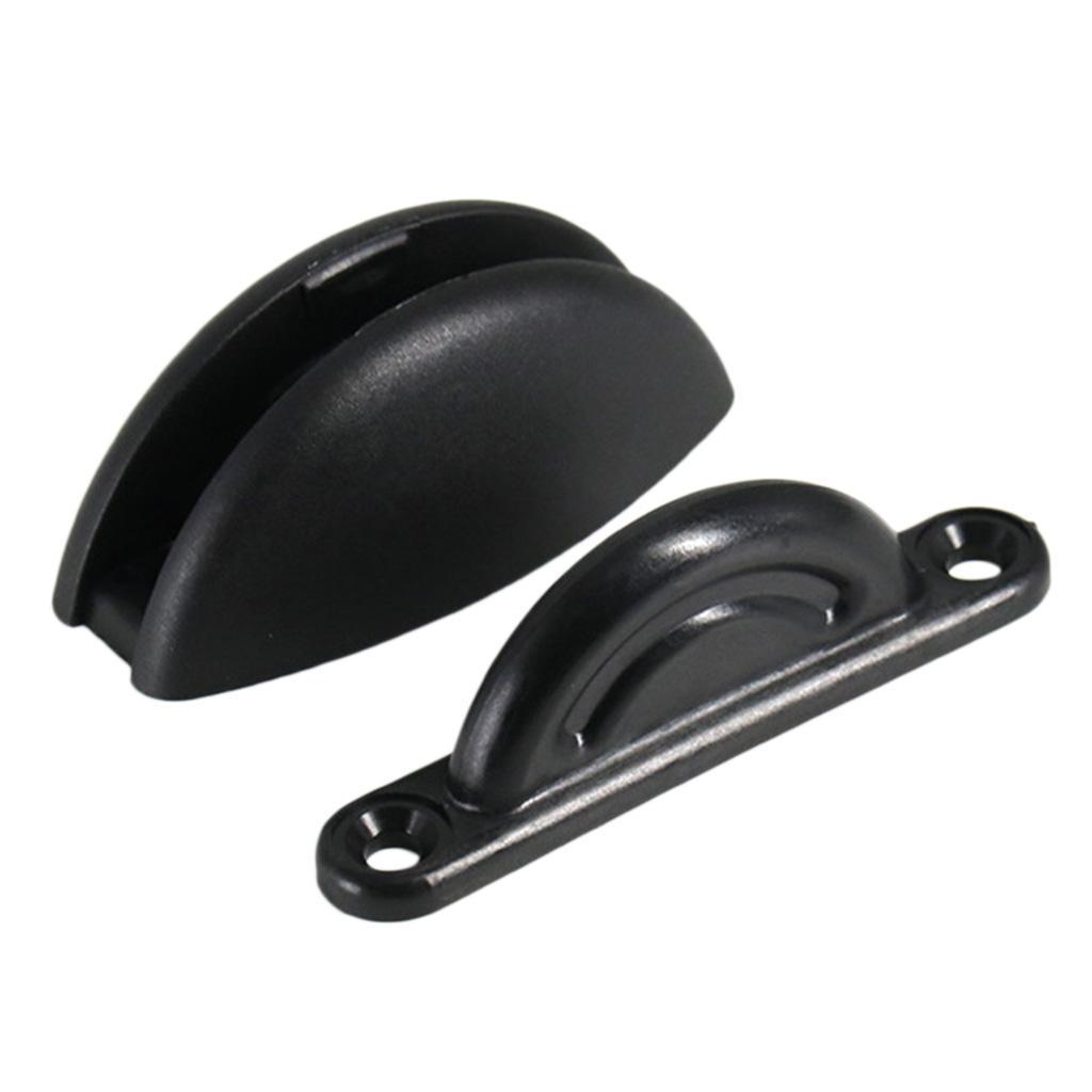 Door Catch Stopper Latch for Cabinet RV Motorhomes Caravan Cargo Black