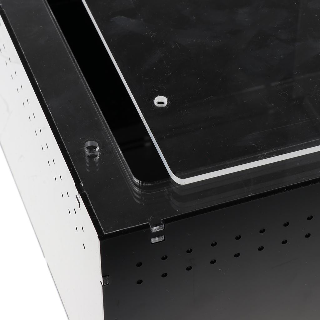 Acrylic Reptiles Terrariums Feeding Box For Turtle Snake Frog Small Animal