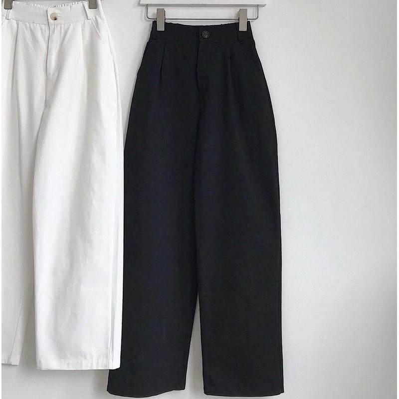 Quần Kaki Ống Rộng Gobi Nam Nữ Unisex